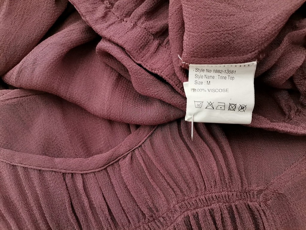 IMG_20210302_122041_0.jpg Isay Rozmiar M Kolor Purpurowy Okrągły dekolt Bluzka Rękaw 3/4 Materiał Wiskoza 100%
