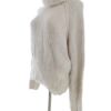 Hunkydory Rozmiar XL Kolor Kremowy Golf Sweter Długi rękaw Materiał Bawełna 100% Gruba dzianina