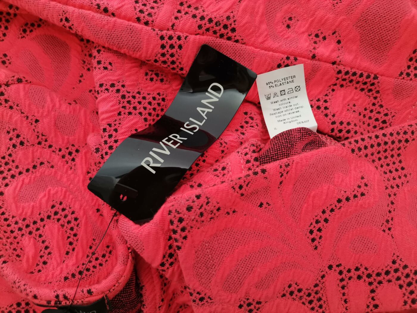 River island Rozmiar 6 (32) Kolor Różowy Crew Neck Sukienka Bodycon Długi rękaw Do Kolan River island Rozmiar 6 (32) Kolor Różowy Crew Neck Sukienka Bodycon Długi rękaw Do Kolan