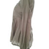 Hunkydory Rozmiar XS Kolor Khaki Split Crew Neck Bluzka Długi rękaw Materiał Bawełna 100%