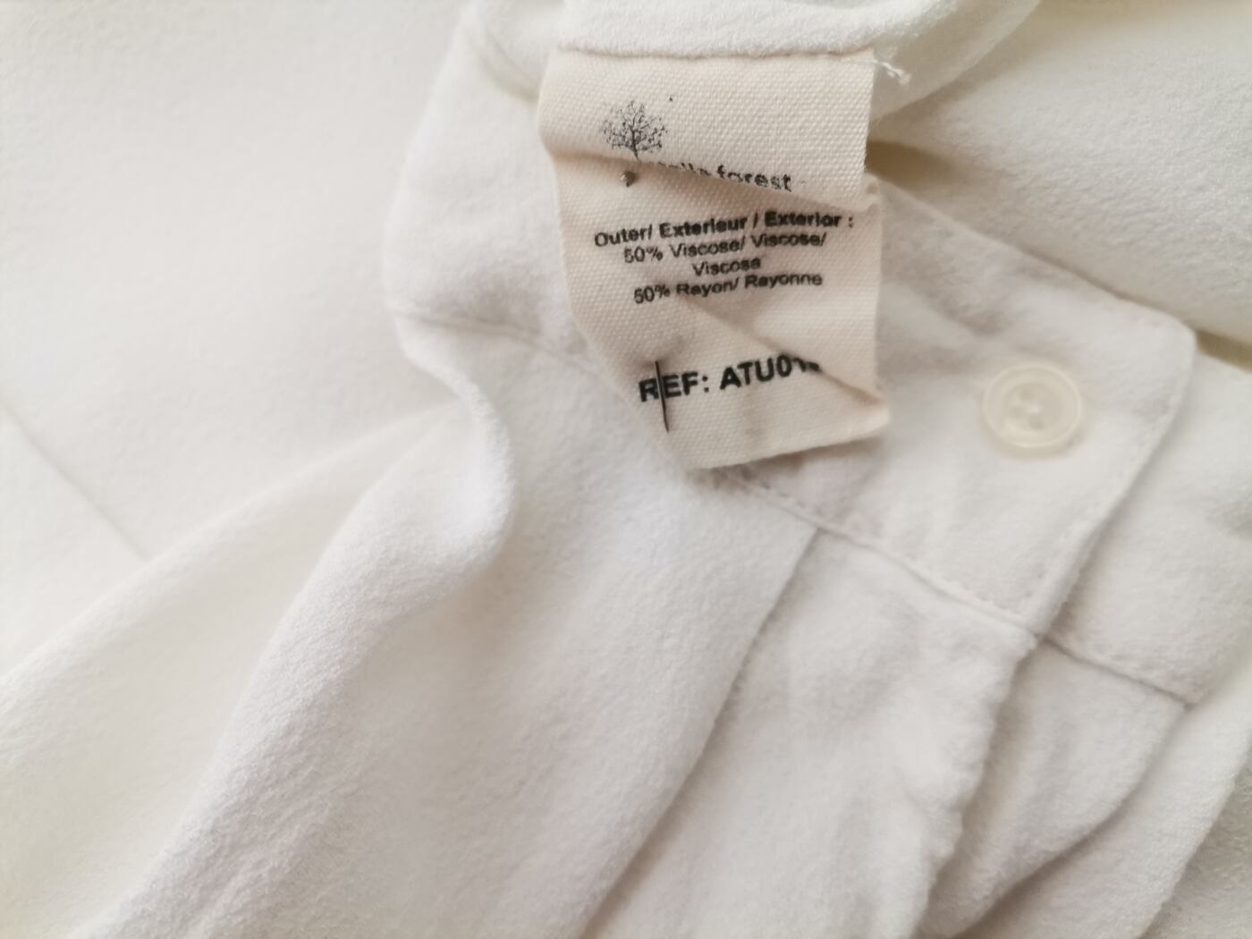 IMG_20210304_132604.jpg STELLA FOREST Rozmiar 40 Kolor Kremowy Split Crew Neck Bluzka Długi rękaw Materiał Rayon