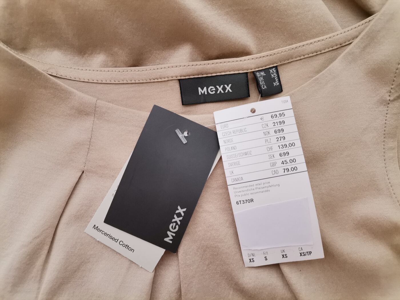 Mexx Rozmiar XS Kolor Beżowy Okrągły dekolt Sukienka A-Line Bezrękawnik Do Kolan Mexx Rozmiar XS Kolor Beżowy Okrągły dekolt Sukienka A-Line Bezrękawnik Do Kolan