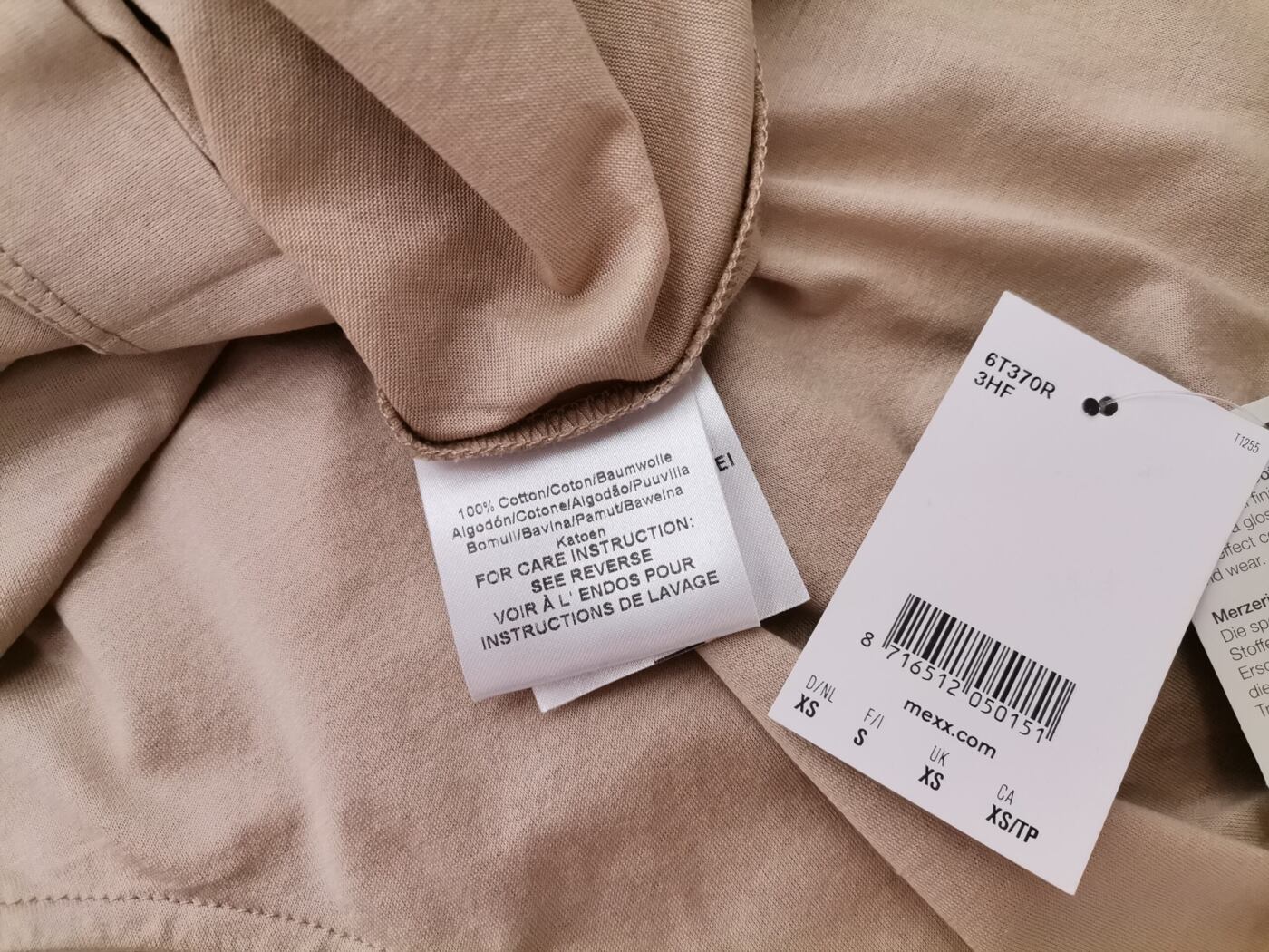Mexx Rozmiar XS Kolor Beżowy Okrągły dekolt Sukienka A-Line Bezrękawnik Do Kolan Mexx Rozmiar XS Kolor Beżowy Okrągły dekolt Sukienka A-Line Bezrękawnik Do Kolan