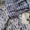 Marie Philippe Rozmiar 42 Kolor Granatowy Damask Paisley W serek Tunika Bluzka Długi rękaw Materiał Wiskoza 100%