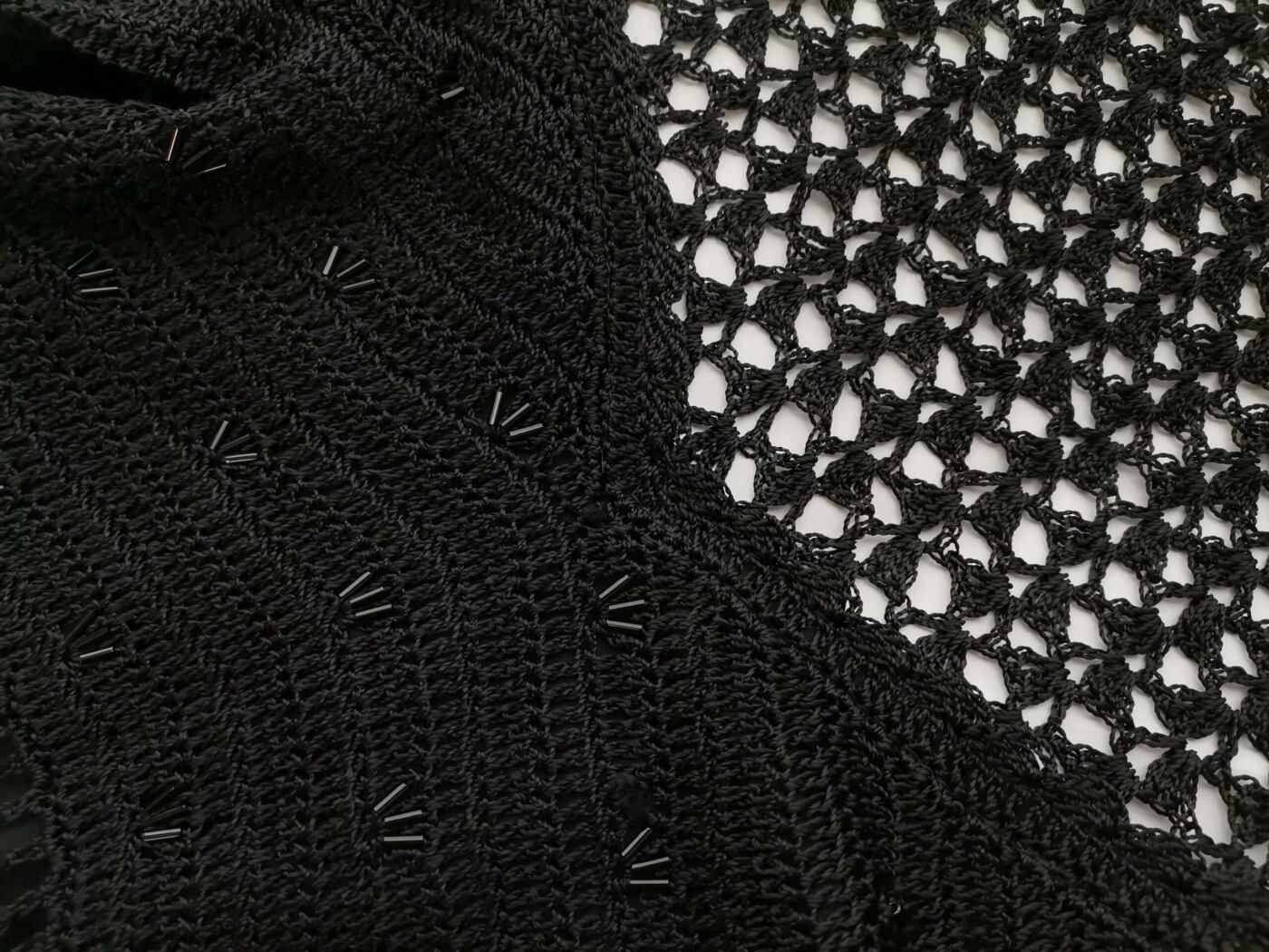 Vintage Rozmiar 34-36 Kolor Czarny W serek Sukienka Sheath Bezrękawnik Midi