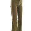 Only Rozmiar 38 Kolor Khaki Spodnie Casual Materiał Wiskoza