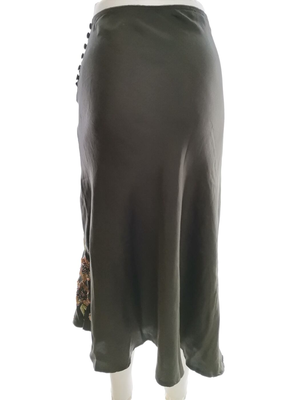 IMG_20210308_125934.jpg STELLA FOREST Rozmiar 42 Kolor Khaki Spódnica Maxi Długa Materiał Jedwab 100%