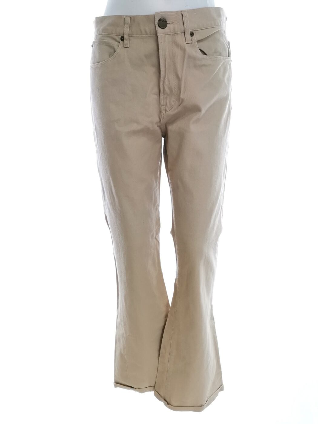 Dkny Jeans Rozmiar 30 (36) Kolor Beżowy Spodnie Casual Materiał Bawełna
