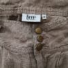 Time Rozmiar 38 Kolor Khaki Spodnie Casual Materiał Len 100%