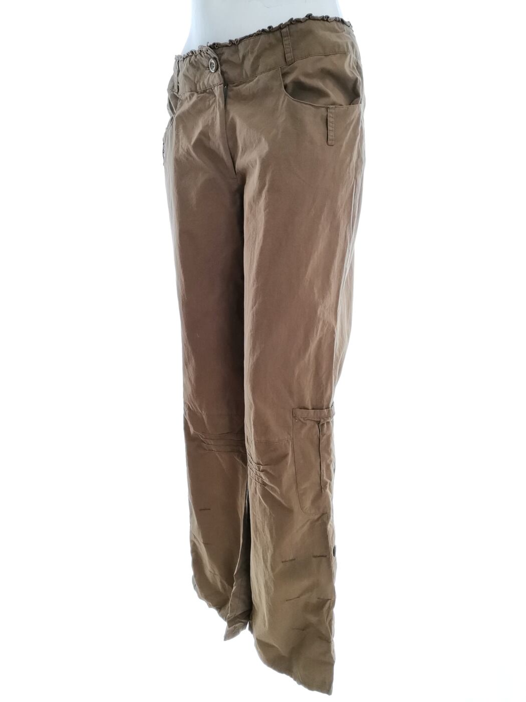 IMG_20210310_102007.jpg Mais Il est Ou le Soleil Rozmiar 1 (36) Kolor Khaki Spodnie Casual Materiał Bawełna 100%