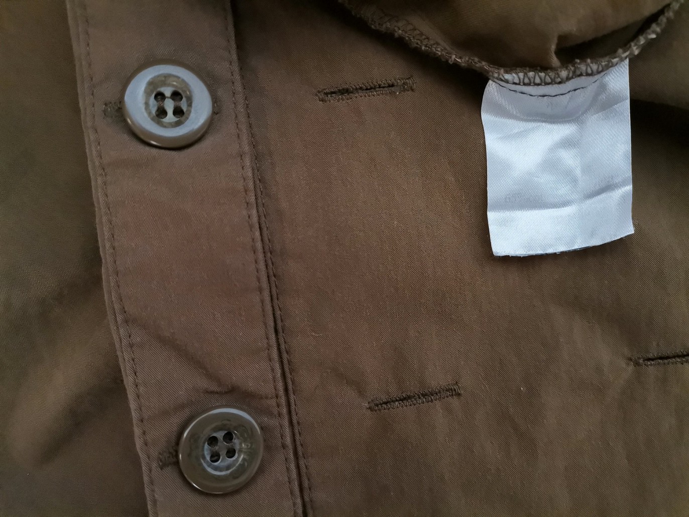 IMG_20210310_102116.jpg Mais Il est Ou le Soleil Rozmiar 1 (36) Kolor Khaki Spodnie Casual Materiał Bawełna 100%