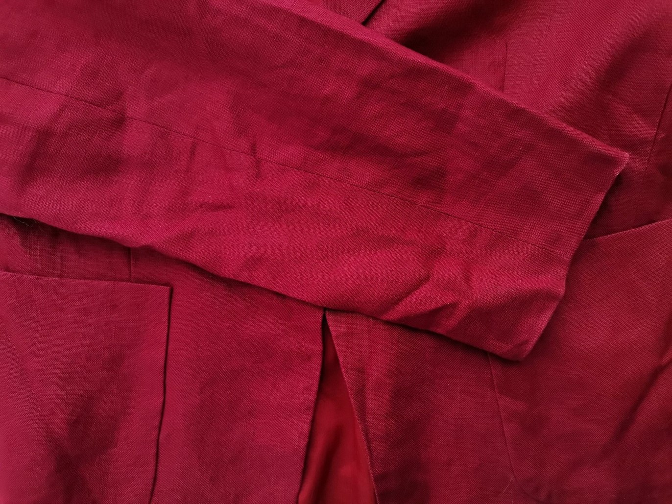 IMG_20210311_113725.jpg InWear Rozmiar 36 Kolor Bordowy Kołnierz Żakiet z zapięciem Długi rękaw