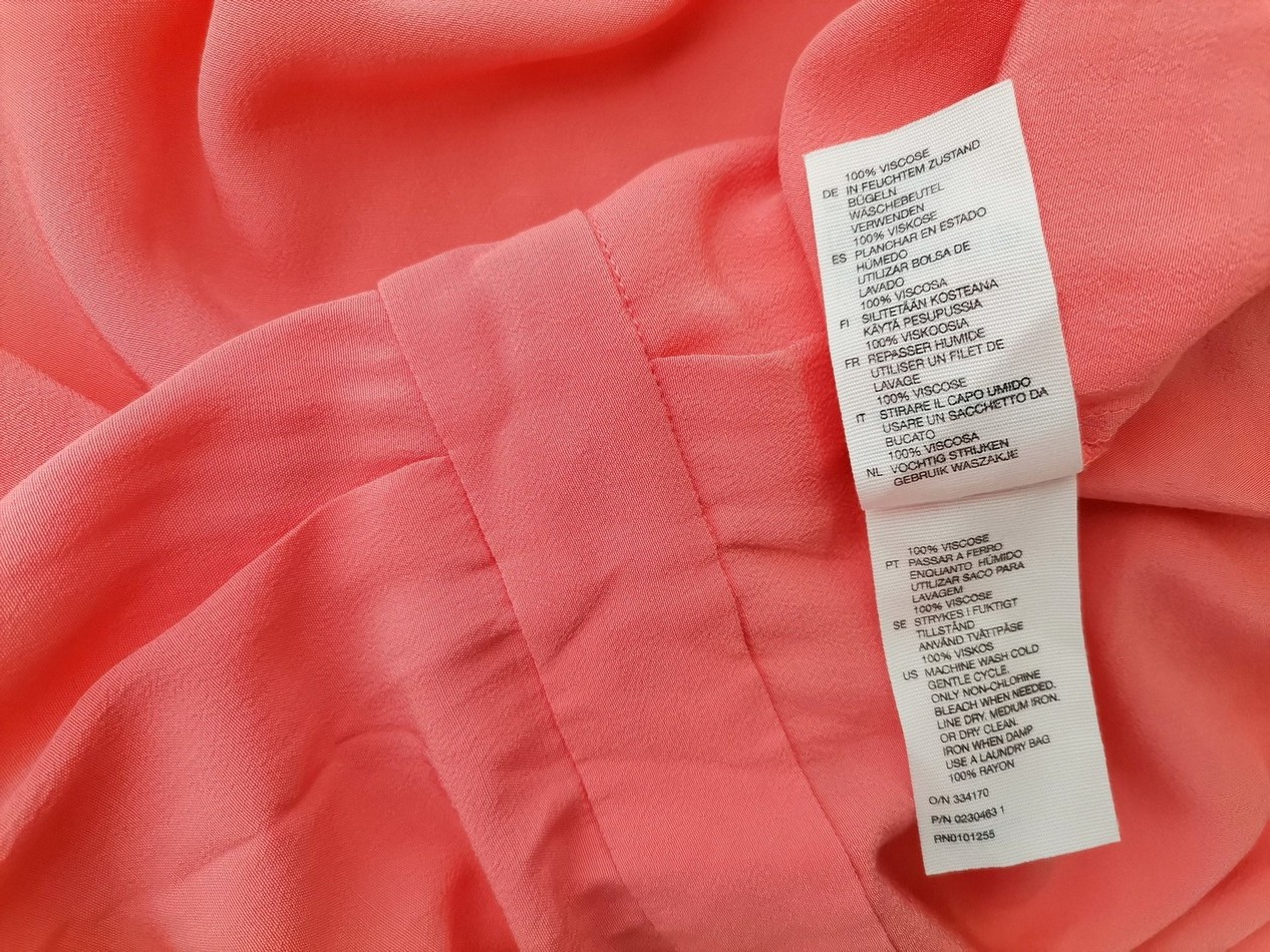 Other stories Rozmiar 40 Kolor Pomarańczowy W serek Sukienka Zawijana Bezrękawnik Do Kolan Materiał Wiskoza 100% Other stories Rozmiar 40 Kolor Pomarańczowy W serek Sukienka Zawijana Bezrękawnik Do Kolan Materiał Wiskoza 100%