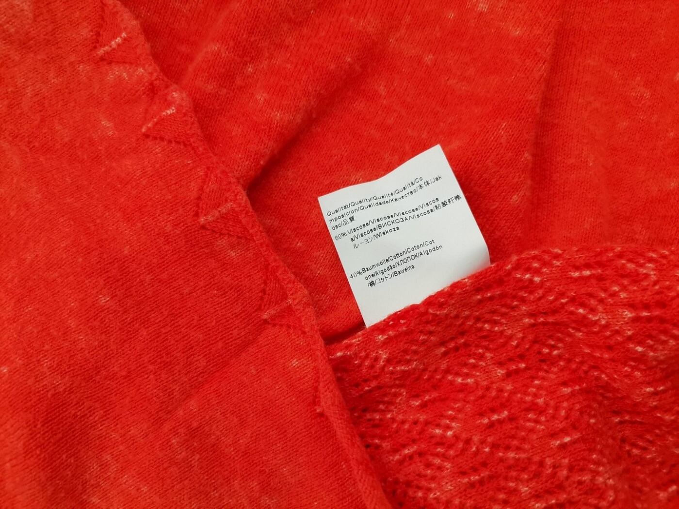 IMG_20210312_142636.jpg Hugo Boss Rozmiar 34-36 Kolor Pomarańczowy Okrągły dekolt Bluzka Rękaw 3/4 Materiał Wiskoza