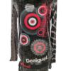 DESIGUAL Rozmiar L Kolor Czarny Geometryczny W łódkę Tunika Bluzka Długi rękaw Materiał Wiskoza 100%