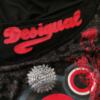 DESIGUAL Rozmiar L Kolor Czarny Geometryczny W łódkę Tunika Bluzka Długi rękaw Materiał Wiskoza 100%