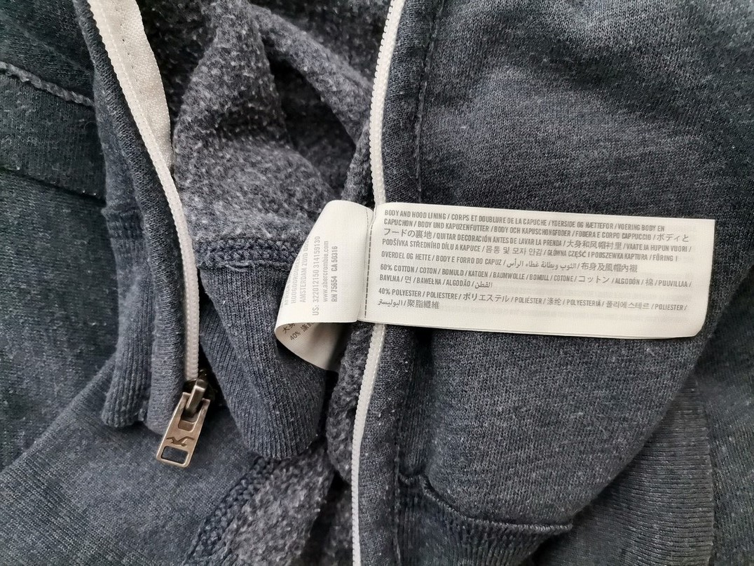 IMG_20210313_095757.jpg Hollister Rozmiar M Kolor Granatowy Męski Sweter Rozpinany Długi rękaw Materiał Bawełna