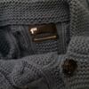 Won hundred Rozmiar M Kolor Granatowy Męski Sweter Rozpinany Długi rękaw Materiał Wełna