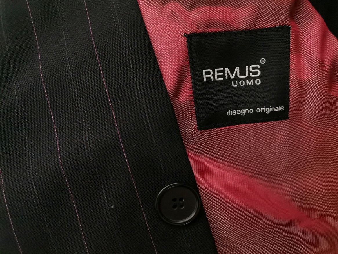 IMG_20210315_140740.jpg Remus Uomo Rozmiar 42 Kolor Czerwony Pasy W serek Żakiet z zapięciem Długi rękaw