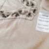 Cream Rozmiar 40 Kolor Pudrowy Split Crew Neck Bluzka Długi rękaw Materiał Bawełna 100%