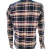 BARBOUR Rozmiar L Kolor Granatowy Krata Kołnierz Męska Koszula Casual Długi rękaw Materiał Bawełna 100%