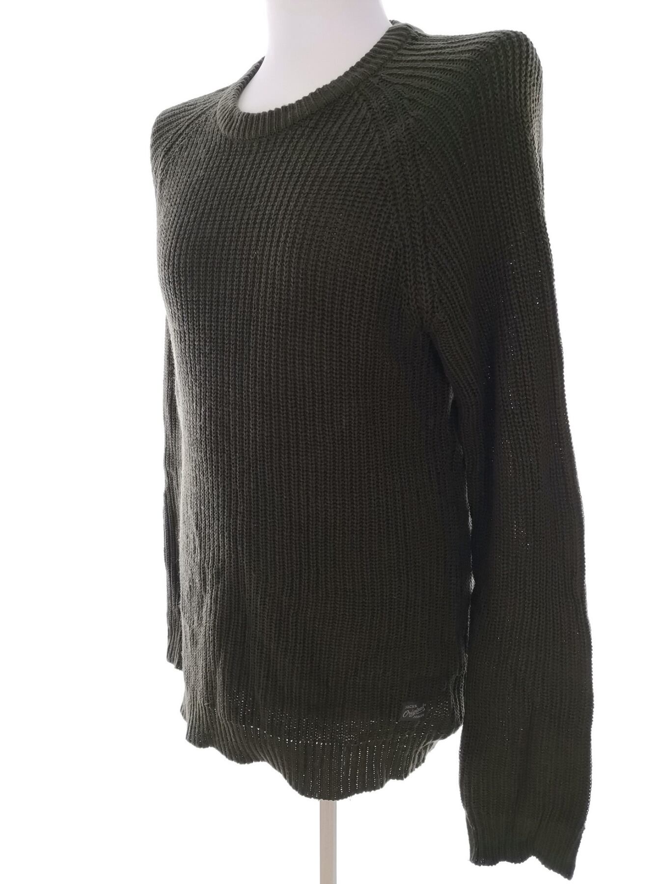 IMG_20210316_145341.jpg Jack & jones Rozmiar L Kolor Khaki Męski Sweter Długi rękaw Materiał Bawełna