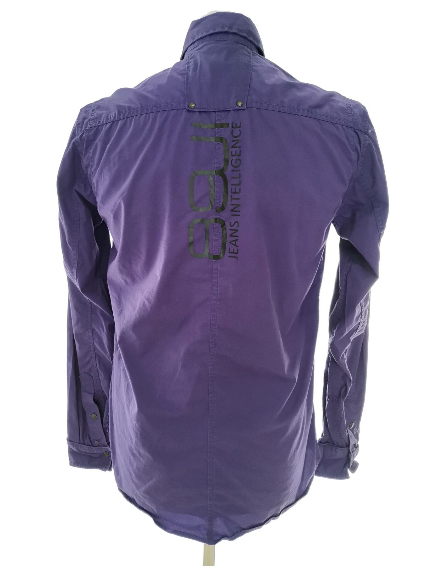 IMG_20210316_152241.jpg Jack & jones Rozmiar M Kolor Fioletowy Kołnierz Męska Koszula Casual Długi rękaw Materiał Bawełna