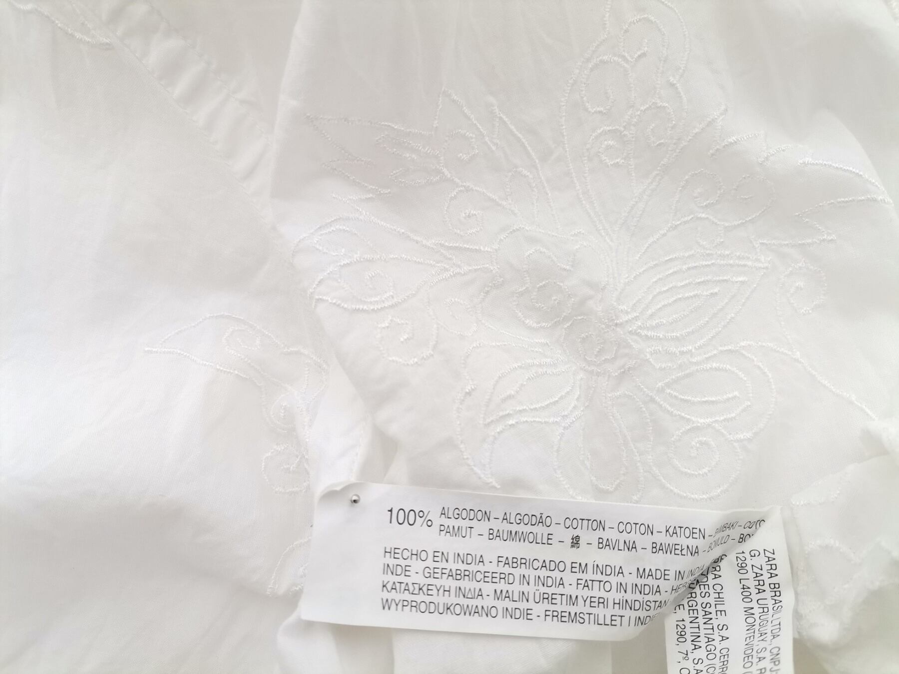 zara man Rozmiar L Kolor Kremowy Kołnierz Męska Koszula Casual Krótki rękaw Materiał Bawełna 100%