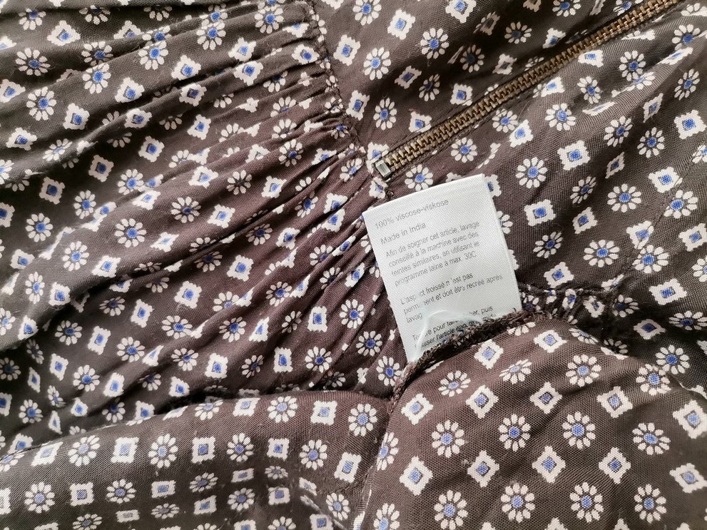 The Masai Rozmiar M Kolor Brązowy Okrągły dekolt Tunika Bluzka Długi rękaw Materiał Wiskoza 100% The Masai Rozmiar M Kolor Brązowy Okrągły dekolt Tunika Bluzka Długi rękaw Materiał Wiskoza 100%