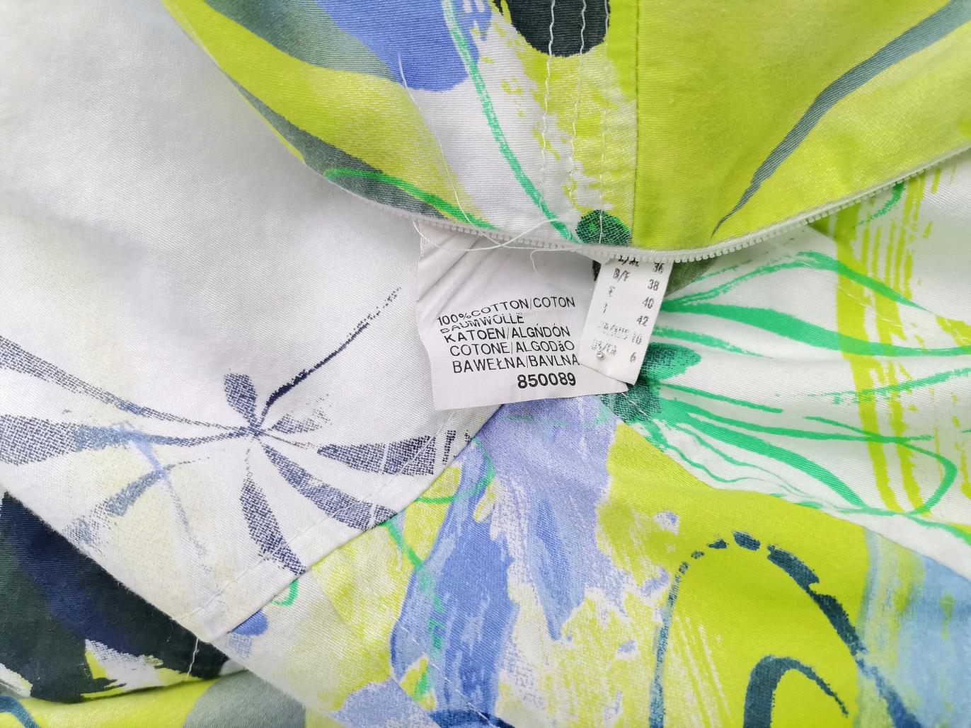 DU Dresses Unlimited Rozmiar 36 Kolor Biały W serek Sukienka A-Line Bezrękawnik Midi Materiał Bawełna 100% DU Dresses Unlimited Rozmiar 36 Kolor Biały W serek Sukienka A-Line Bezrękawnik Midi Materiał Bawełna 100%