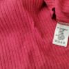 Vintage Rozmiar 34-36 Kolor Różowy Okrągły dekolt Tunika Popover Bluzka Krótki rękaw Materiał Bawełna