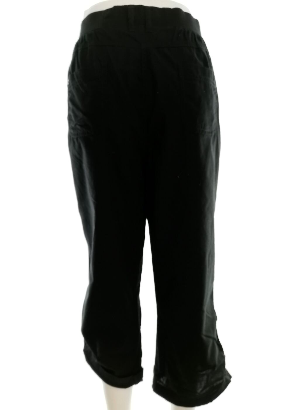 IMG_20210319_144535.jpg AUTHENTIC Rozmiar 14 (42) Kolor Czarny Spodnie Casual Materiał Bawełna 100%