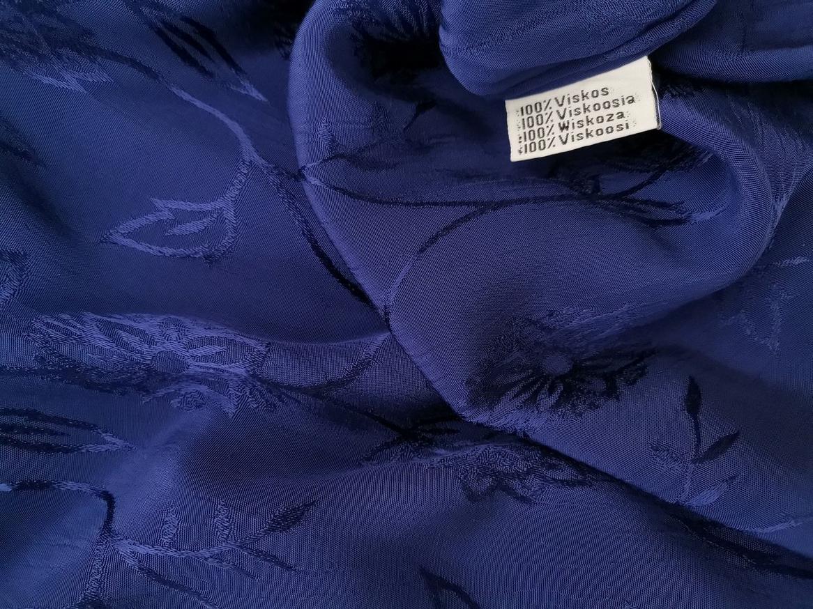 Vintage Rozmiar 50/52 Kolor Granatowy Okrągły dekolt Tunika Bluzka Krótki rękaw Materiał Wiskoza Vintage Rozmiar 50/52 Kolor Granatowy Okrągły dekolt Tunika Bluzka Krótki rękaw Materiał Wiskoza