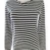 Gant Rozmiar M Kolor Biały Pasy Crew Neck Bluzka Długi rękaw Materiał Bawełna