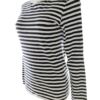 Gant Rozmiar M Kolor Biały Pasy Crew Neck Bluzka Długi rękaw Materiał Bawełna