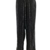 Rozmiar 42 Kolor Czarny Pasy Spodnie Casual