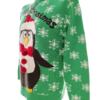 Merry Christmas Rozmiar M Kolor Zielony Męski Sweter Długi rękaw Materiał Akryl 100%