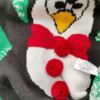Merry Christmas Rozmiar M Kolor Zielony Męski Sweter Długi rękaw Materiał Akryl 100%