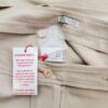Canvas Rozmiar 22 (50) Kolor Beżowy Spodnie Casual Materiał Bawełna