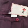 Toska Rozmiar 12 (40) Kolor Purpurowy Spodnie Eleganckie
