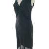 Maria Grachvogel designer Rozmiar 10 (36) Kolor Czarny W serek Sukienka Bodycon Bezrękawnik Midi Materiał Wiskoza 100%
