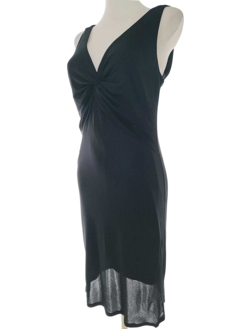 Maria Grachvogel designer Rozmiar 10 (36) Kolor Czarny W serek Sukienka Bodycon Bezrękawnik Midi Materiał Wiskoza 100% Maria Grachvogel designer Rozmiar 10 (36) Kolor Czarny W serek Sukienka Bodycon Bezrękawnik Midi Materiał Wiskoza 100%