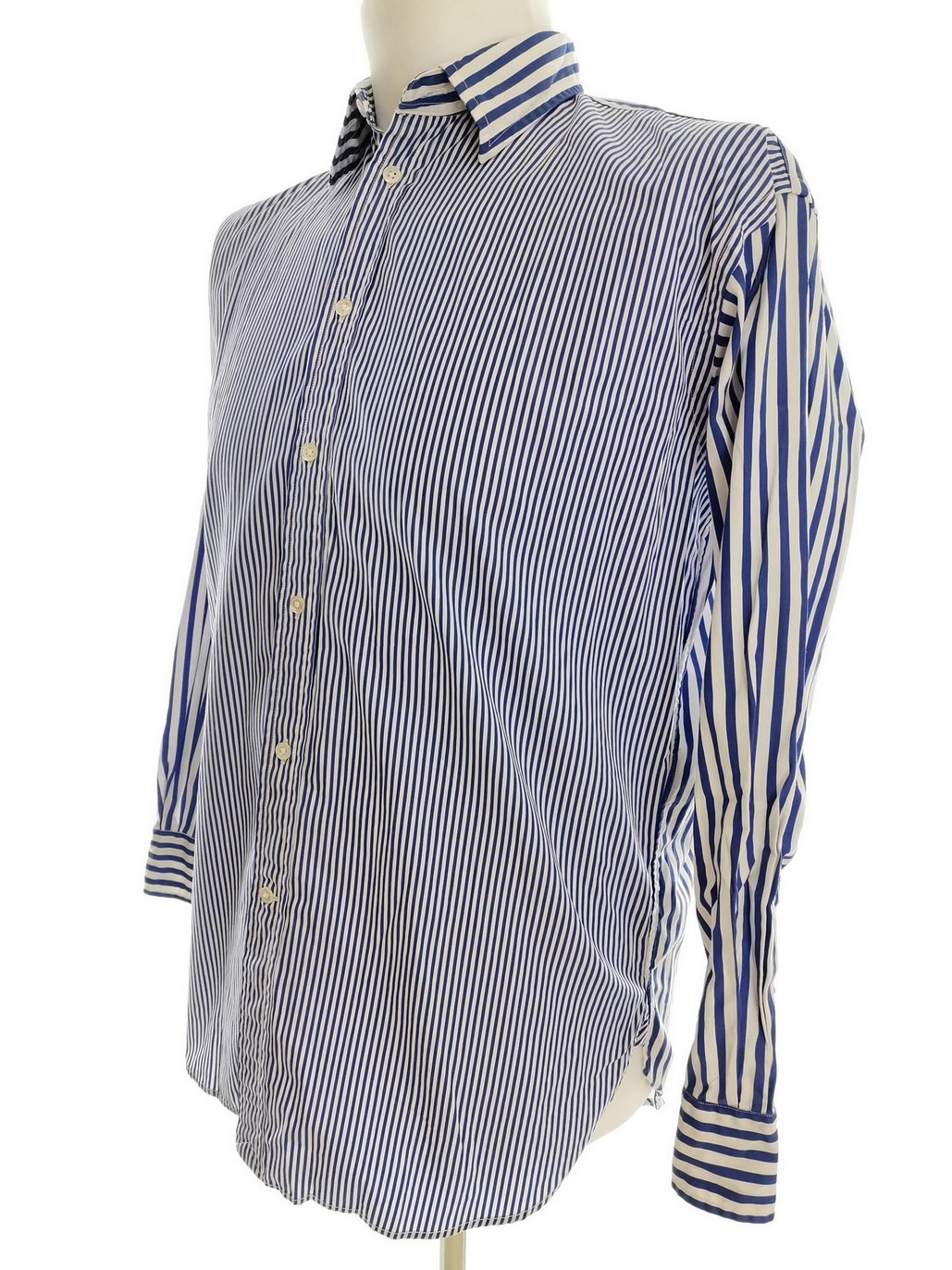 IMG_20210324_110319.jpg Polo Ralph Lauren Rozmiar 4 (42) Kolor Niebieski Pasy Kołnierz Męska Koszula Elegancka Długi rękaw Materiał Bawełna 100%