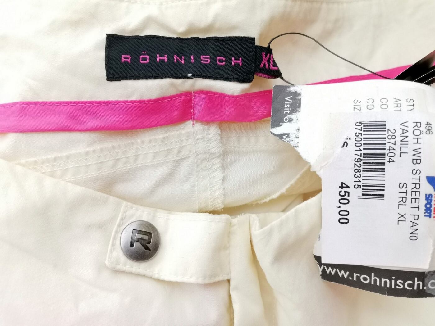 IMG_20210325_104852.jpg Röhnisch Rozmiar XL Kolor Kremowy Spodnie Casual Materiał Bawełna