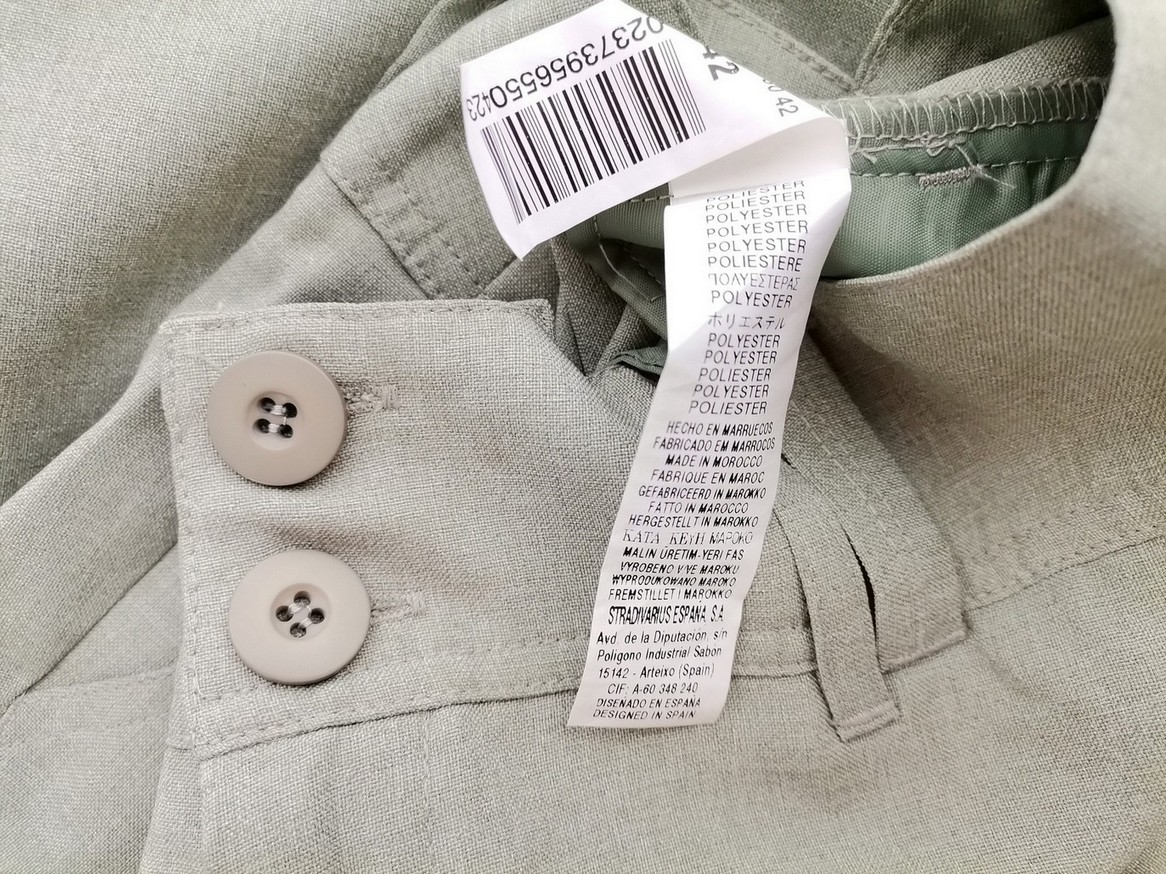 IMG_20210325_131058.jpg Stradivarius Rozmiar 42 Kolor Khaki Spodnie Eleganckie