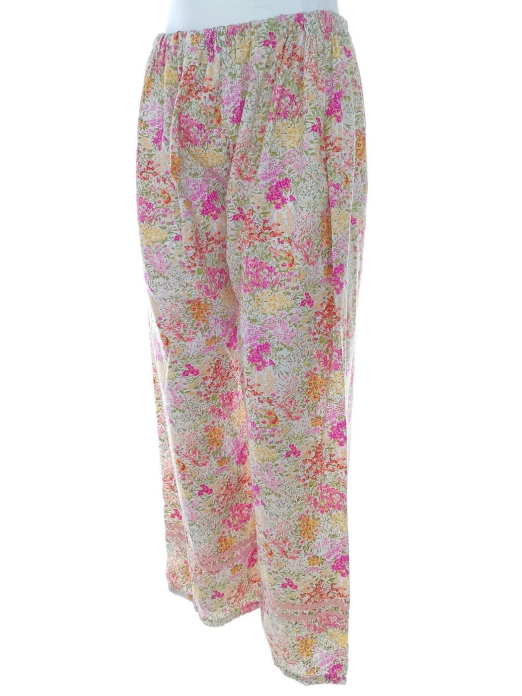 BABUSHKA Rozmiar S/M Kolor Kolorowa Spodnie Casual Materiał Bawełna 100%