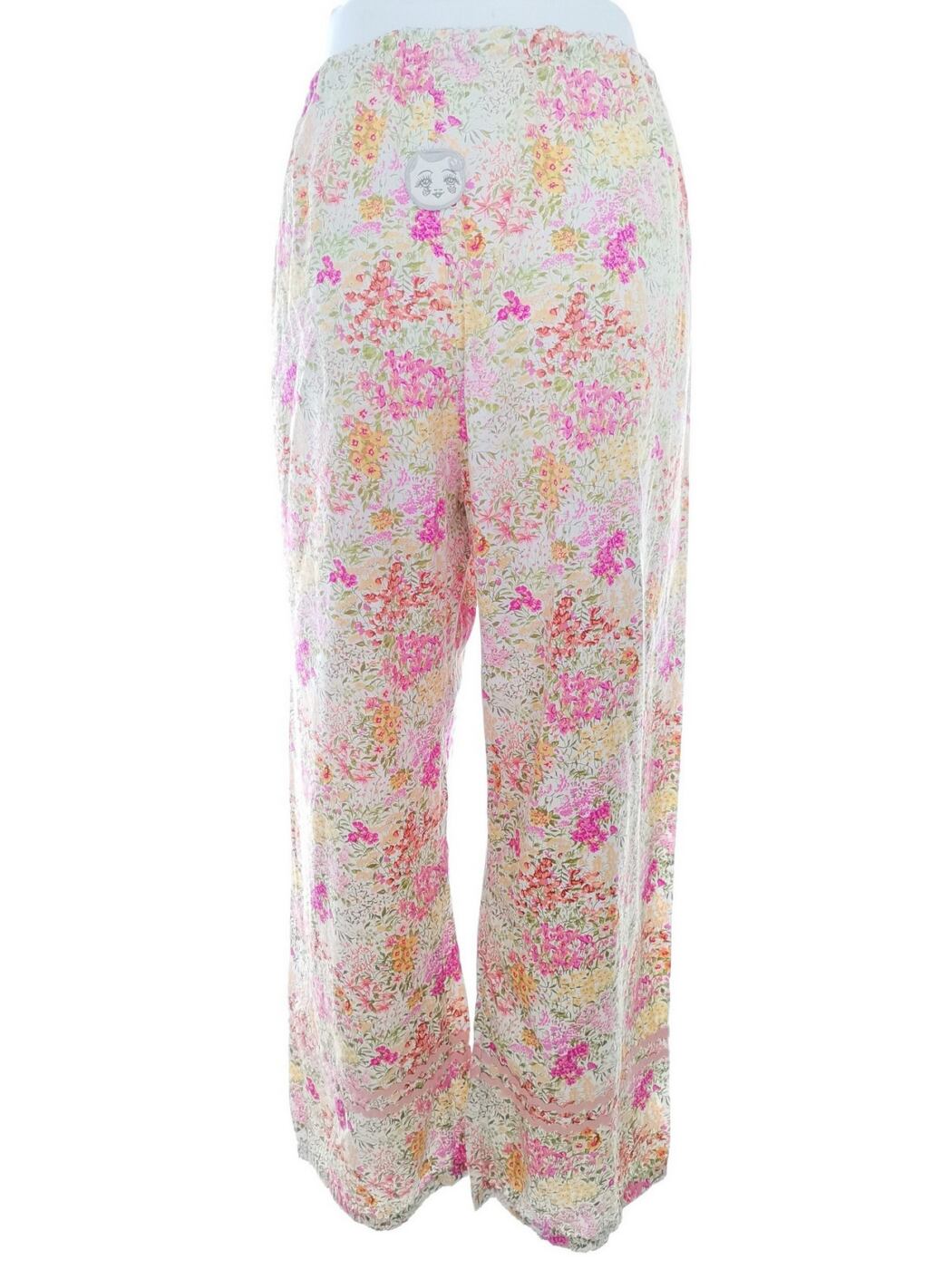BABUSHKA Rozmiar S/M Kolor Kolorowa Spodnie Casual Materiał Bawełna 100%