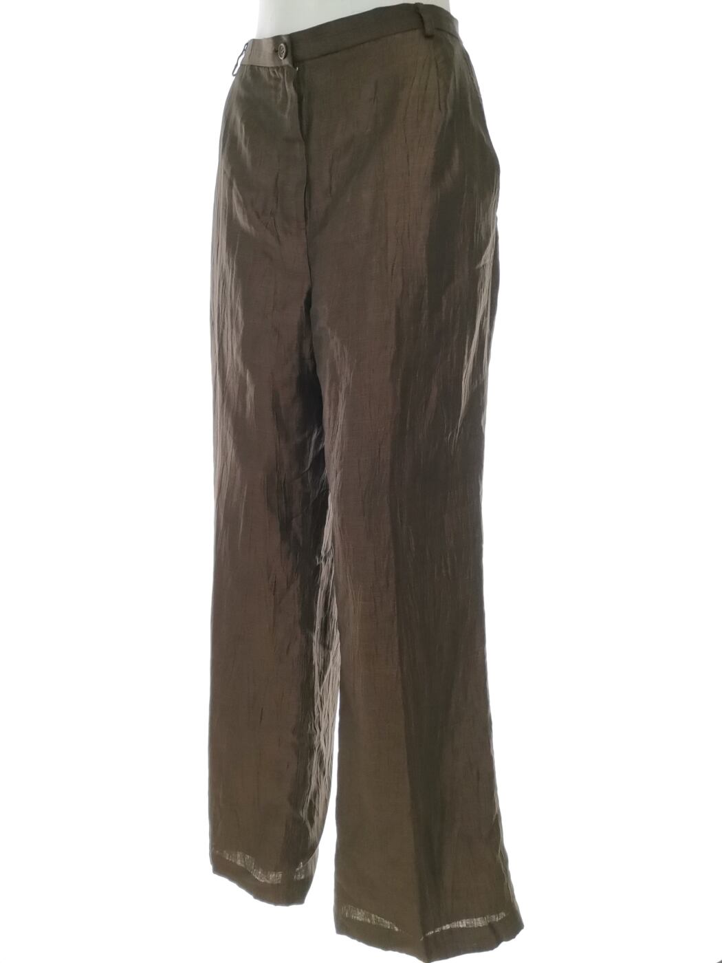 IMG_20210325_141903.jpg Peter Martin Rozmiar 18 (46) Kolor Khaki Spodnie Casual Materiał Len