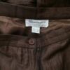 Peter Martin Rozmiar 18 (46) Kolor Khaki Spodnie Casual Materiał Len