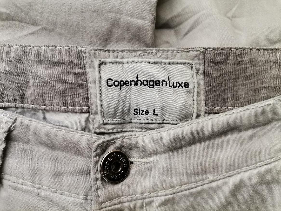COPENHAGEN LUXE Rozmiar L Kolor Szary Spodnie Casual Materiał Bawełna